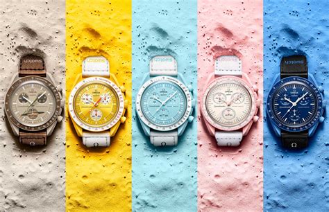 omega and switch watch|Omega Swatch moonwatch collection.